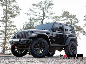 Jeep Wrangler JL Custom Wheels - HF-2 by Vossen - Satin Black Jeep Wrangler JL Custom Wheels - HF-2 by Vossen - Satin Black